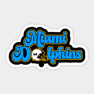 Miami football Sticker